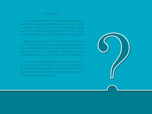 Question FAQ  Question sign white on a blue background.  Vector illustration. interview event backgrounds stock illustrations