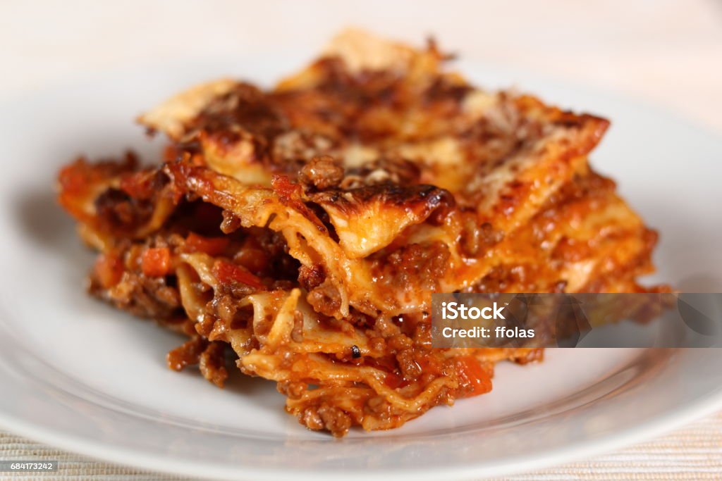 Lasagnes à la bolognaise - Photo de Lasagnes libre de droits