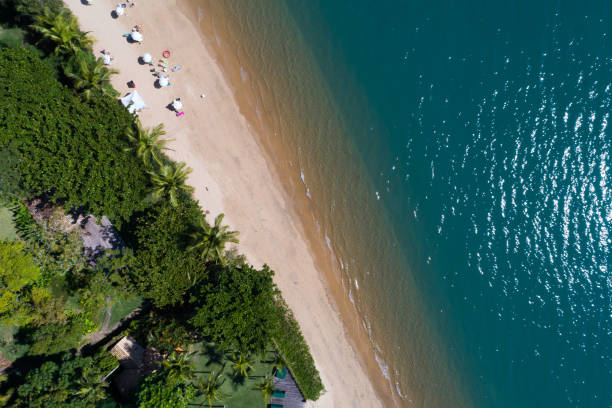 istock Top View of Paradise Beach 684244638