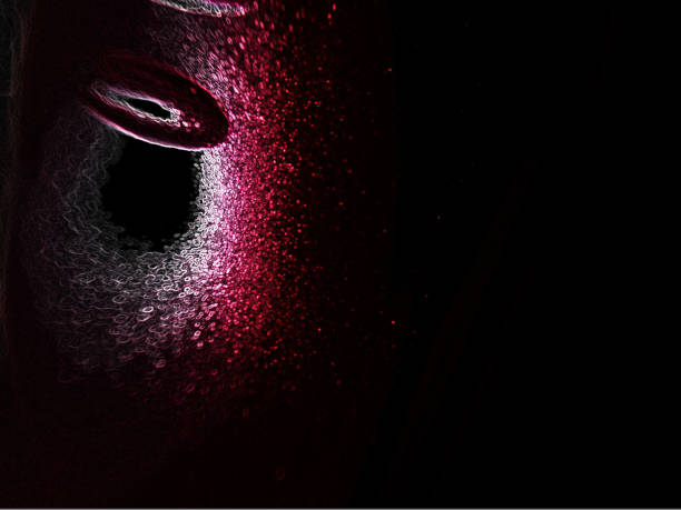 istock one human red soul in dark world 684252150