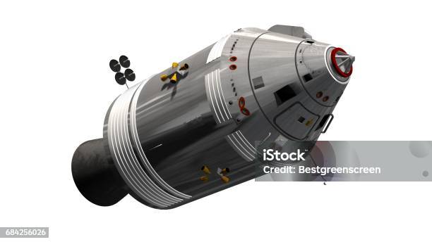 Apollo Service Module Top Apollo Command Service Module Isolated On White Stock Photo - Download ...