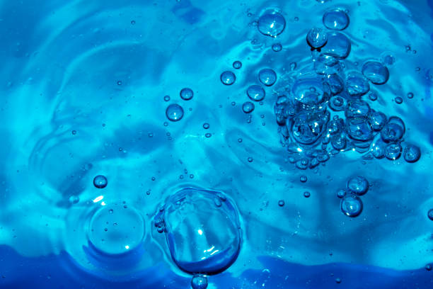 istock Soap drops, stains, oil, bubbles, abstract 684340550