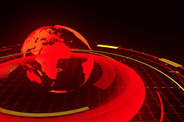 istock 3d illustration of detailed virtual planet Earth. Technological digital globe world 684405406