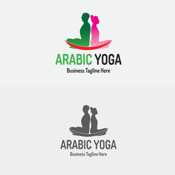 ilustrações de stock, clip art, desenhos animados e ícones de yoga  vector design - high kick illustrations