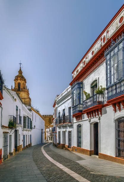 street in Carmona, Andalusia, Spain street in Carmona historic center, Andalusia, Spain carmona stock pictures, royalty-free photos & images