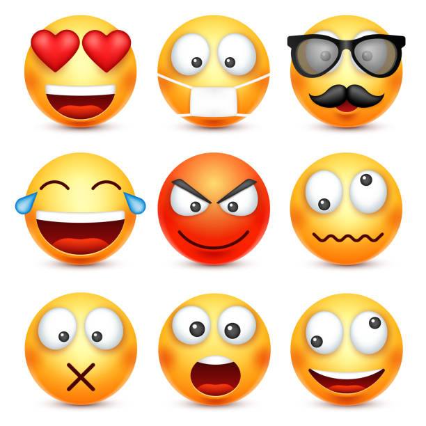 istock Smiley,emoticon set. Yellow face with emotions. Facial expression. 3d realistic emoji. Sad,happy,angry faces.Funny cartoon character.Mood. Web icon. Vector illustration 684455354