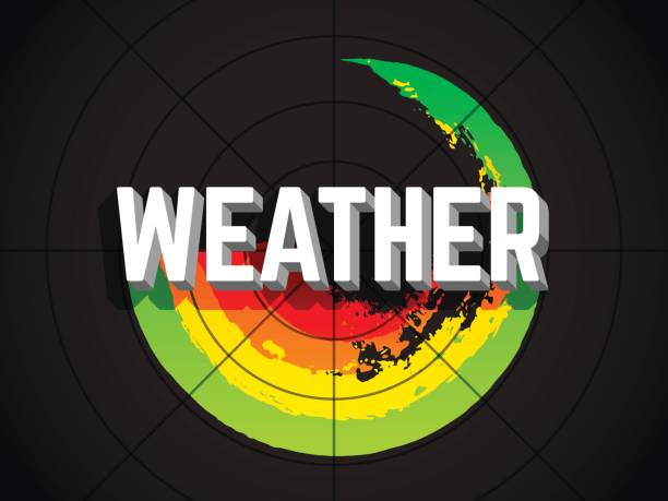 기상 레이더 - nexrad stock illustrations