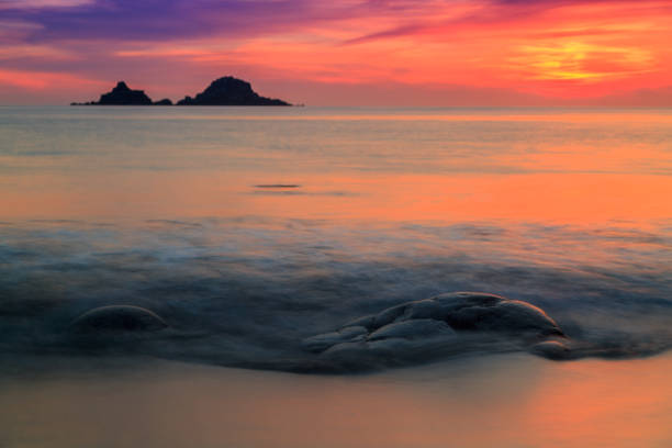 istock Porth Nanven low tide rocks 684469906