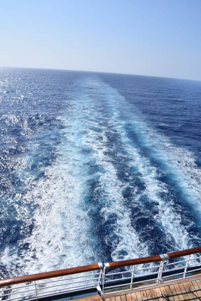 istock Looking at the sea from the ship 684475266