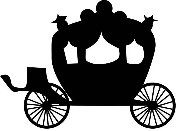 Vector illustration of carriage