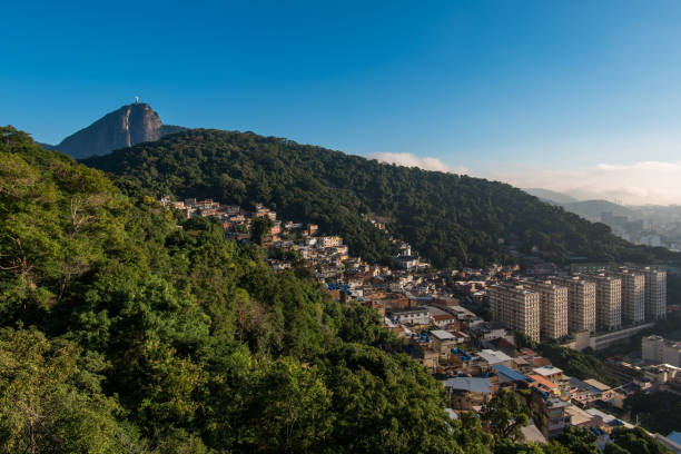 istock Rio de Janeiro Mountains and Favela with Corcovado 684521048