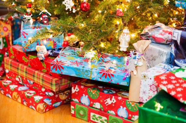 istock Gifts under the Christmas Tree 684525598