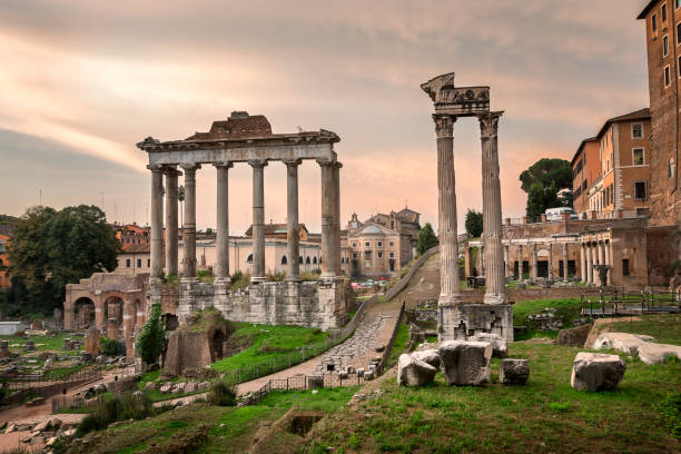 istock Roman Forum (Foro Romano) in the Morning, Rome, Italy 684526018