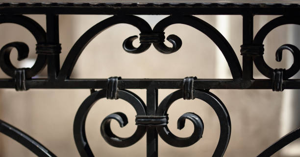 istock Wrought iron railings and handrail 684542640