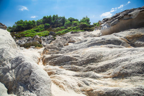 istock Rock beach , summer nature landscape 684551538