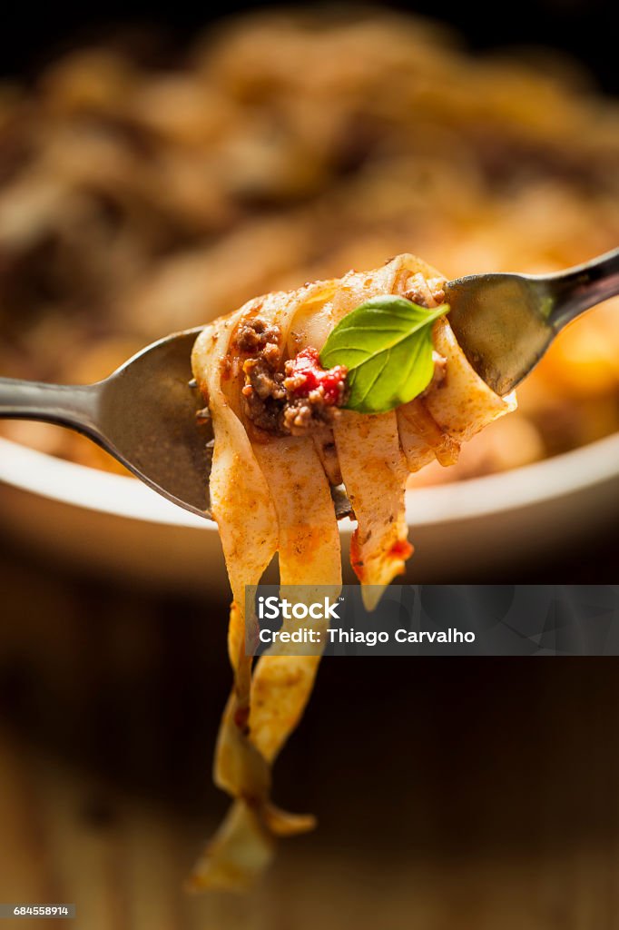 Italian pasta Delicious italian pasta Dipping Sauce Stock Photo