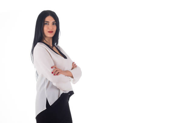 istock Young businesswoman posing 684592276