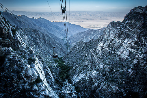 The view of Mount San Jacinto from the mountain top.