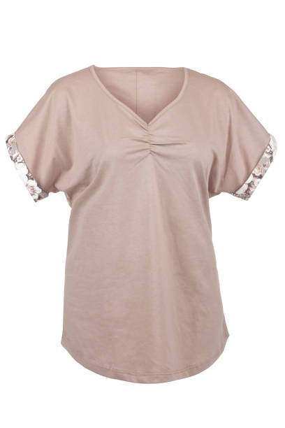 istock T-shirt with floral print on sleeves 684597456