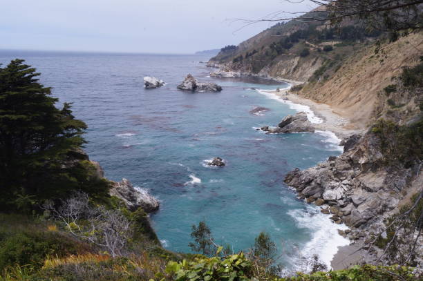 istock Pacific coastal view in California. 684600106