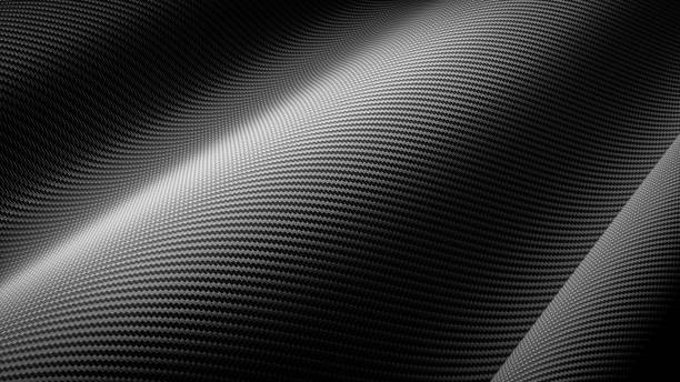 istock Car wrapping film roll carbon fiber close up background. 3d rendering 684600210