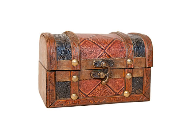 istock Small decorative wooden chest 684602774