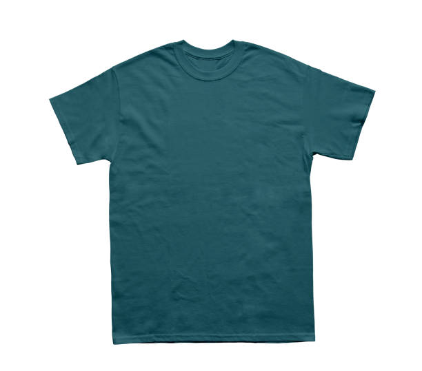 istock Blank T Shirt color galapagos blue template 684642724