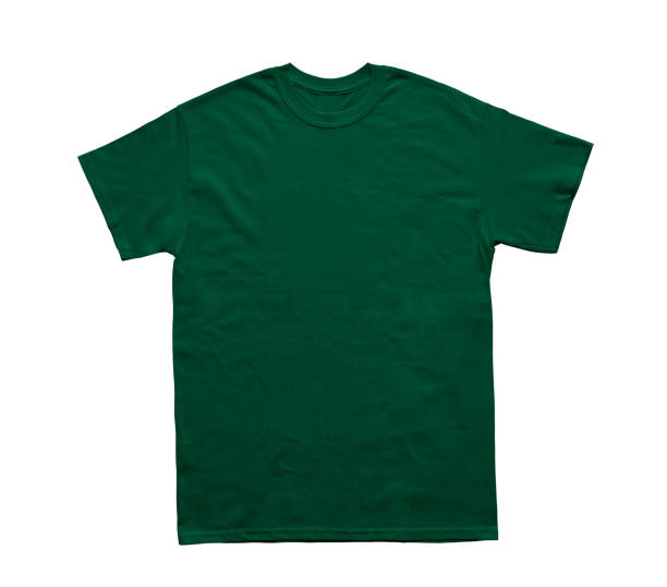 modello verde colore camicia bianca - green t shirt foto e immagini stock