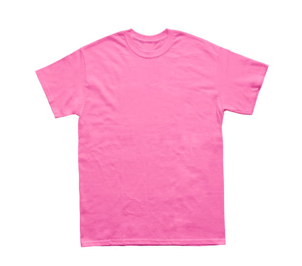 istock Blank T Shirt color safety pink 684650740