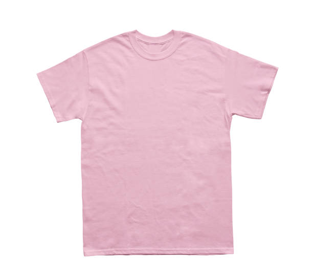 satisfacción Desafío sucesor Blank T Shirt Color Light Pink Stock Photo - Download Image Now - T-Shirt,  Pale Pink, Shirt - iStock