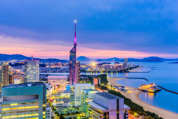 istock Fukuoka, Japan Skyline 684663920