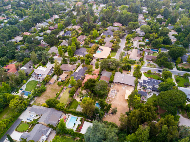 istock Aerial of Community 684666256