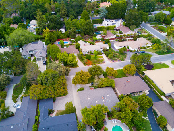 istock Aerial of Middle Class Homes 684666674