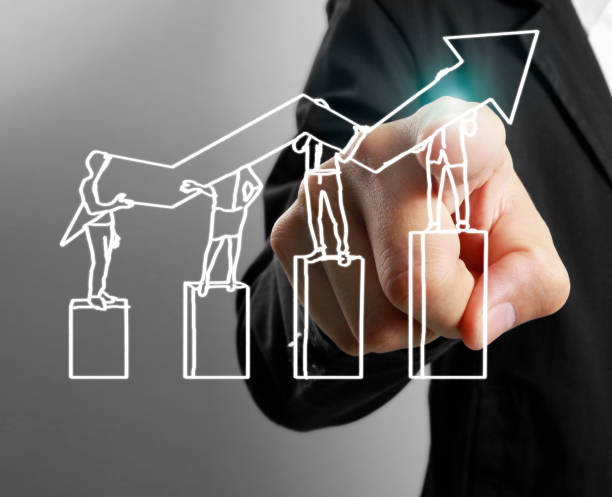 istock financial symbols coming from hand 684668826