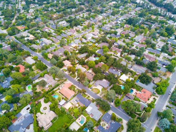 istock Aerial of Community 684668926