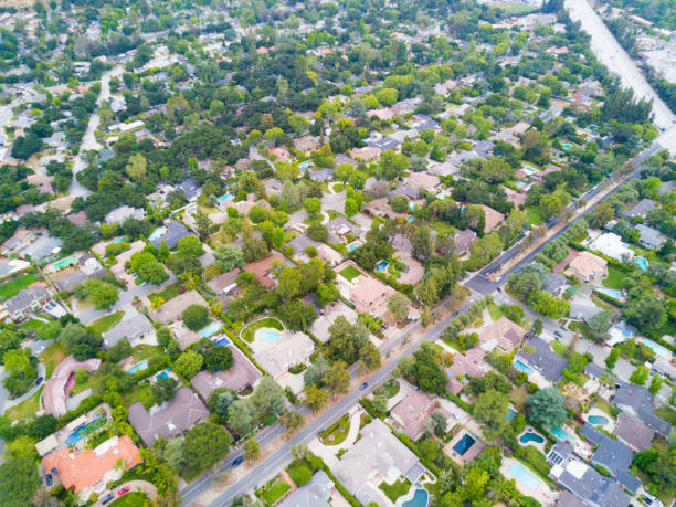 istock Aerial of Community 684668932