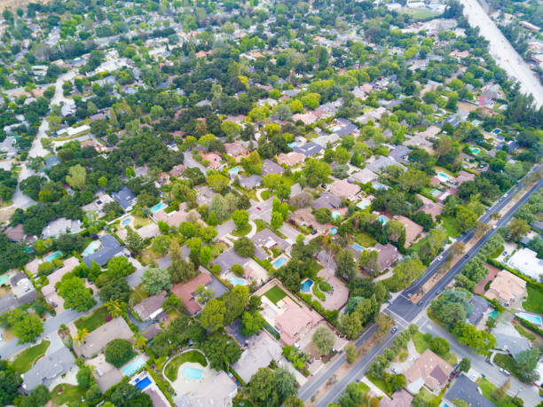 istock Aerial of Community 684668978