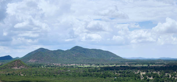istock landscape nature - layer of mountain and sky view 684677836