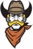 istock cowboy head mascot 684726910