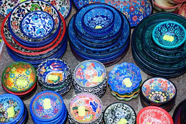 istock Traditional Cretan ceramic dishe, Crete. 684744130