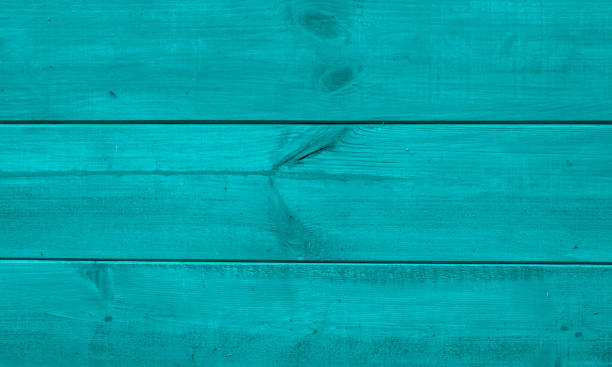 istock Aqua colour Treated wooden boards 684754480