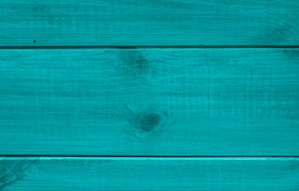 istock Aqua colour Treated wooden boards 684760730