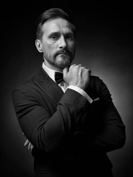 istock A series of academic studio male portraits. 684793368