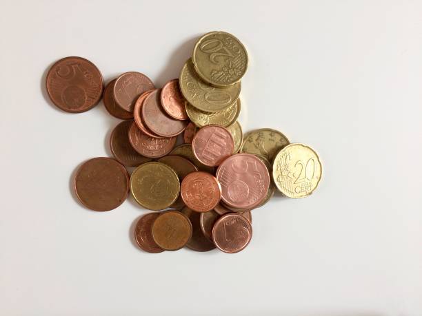 istock Group of euro coins 684793550