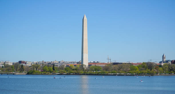 istock The famous Washington Monument - beautiful view - WASHINGTON DC - COLUMBIA - APRIL 7, 2017 684803940