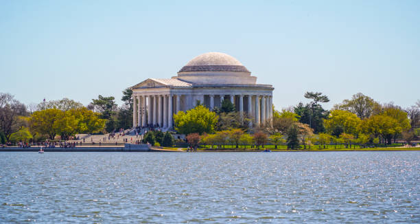istock Thomas Jefferson Memorial - view from Tidal Basin in Washington - WASHINGTON DC - COLUMBIA - APRIL 7, 2017 684807192
