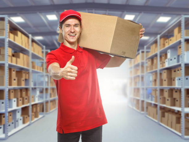 istock One day in the delivery service warehouse. 684824018