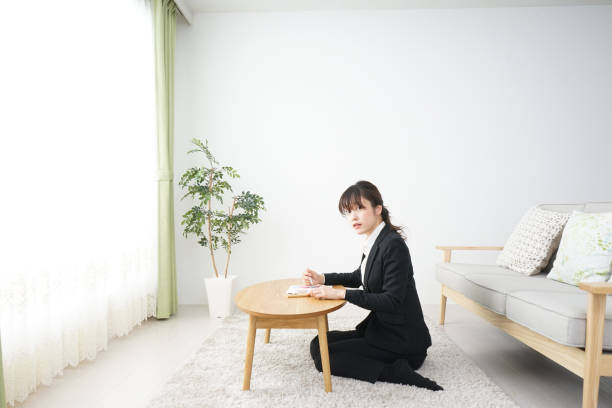 istock Young woman working at home 684834090