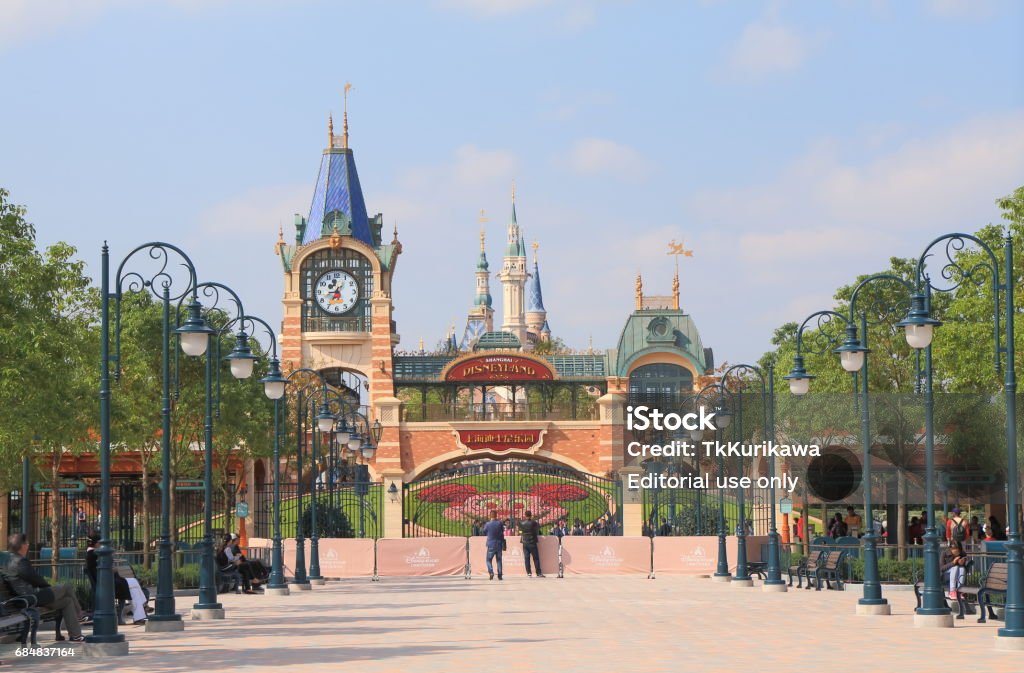 Disneyland Resort China Shanghai - Lizenzfrei Disney Stock-Foto