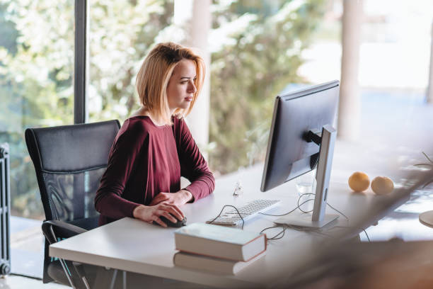 istock Young business people working in office 684841388